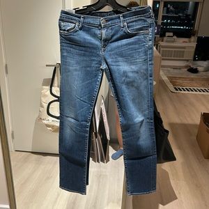 Citizens of humanity low rise straight leg Ava size 29